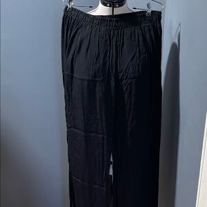 Club Monaco Black Wide Leg Pants Size-Medium NWOT
